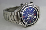 Load image into Gallery viewer, Omega chronograph watch on steel bracelet