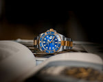 Load image into Gallery viewer, Rolex watch with blue dial