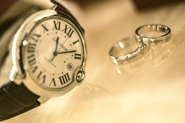 Cartier Ballon Bleu watch with Roman numeral dial