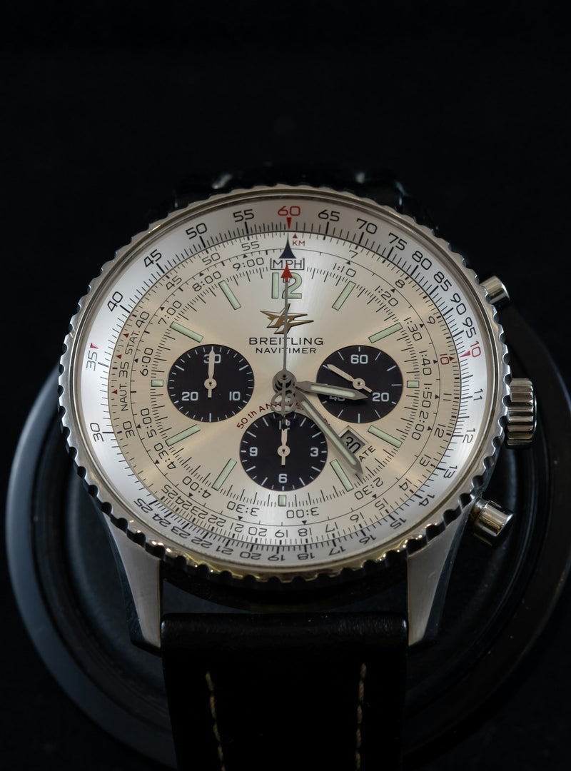 Breitling Navitimer chronograph with slide rule bezel