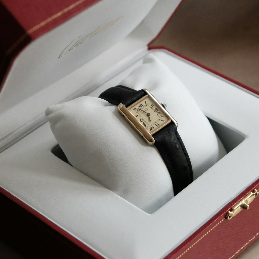Cartier watch presented in signature red box