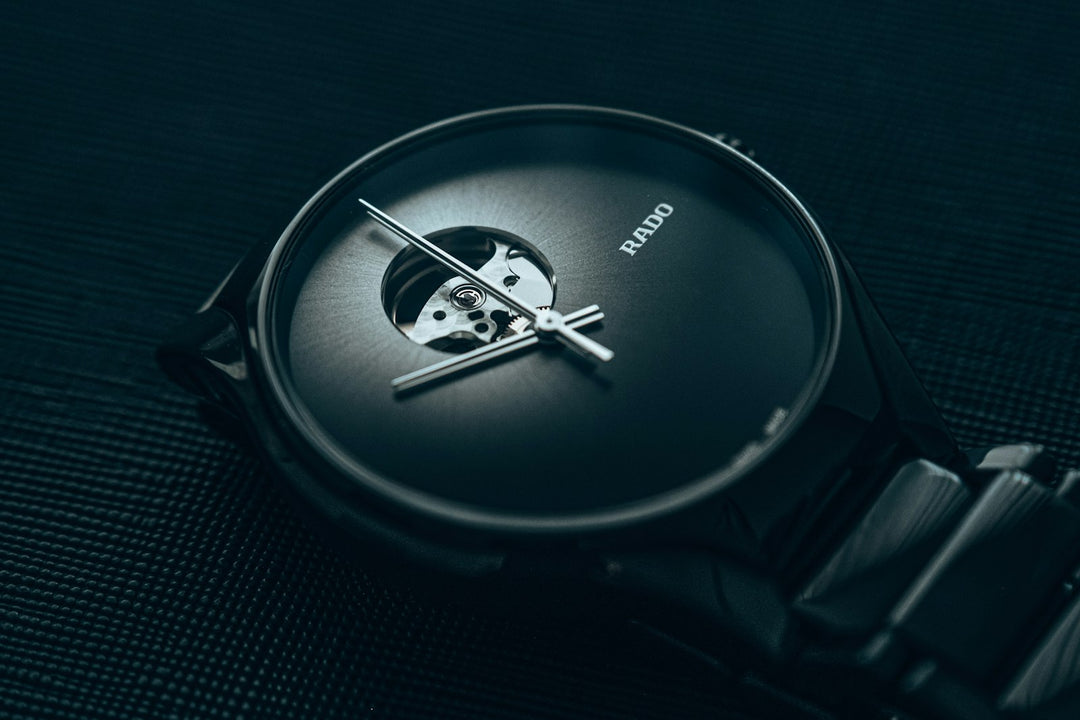 Rado automatic watch with dark dial