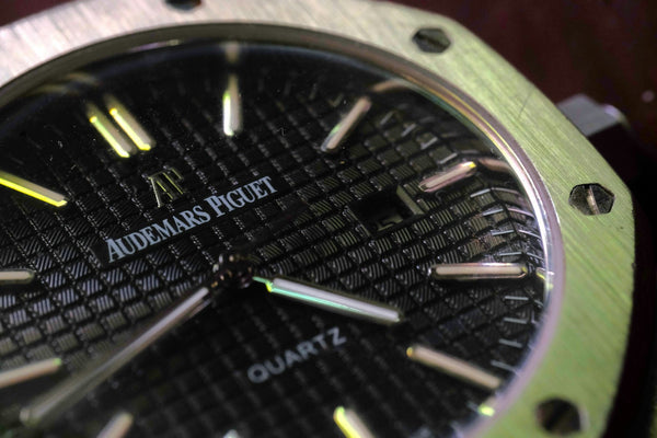 Audemars Piguet Royal Oak black tapisserie dial